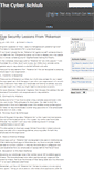 Mobile Screenshot of cyberschlub.com